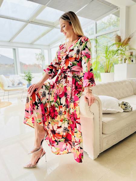 SUKIENKA PINK BLOSSOM MOELLE R.ONE SIZE