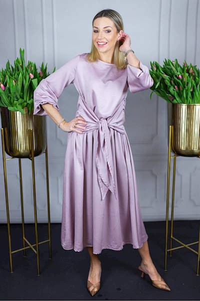 SUKIENKA SATIN ROSE MOELLE R.ONE SIZE