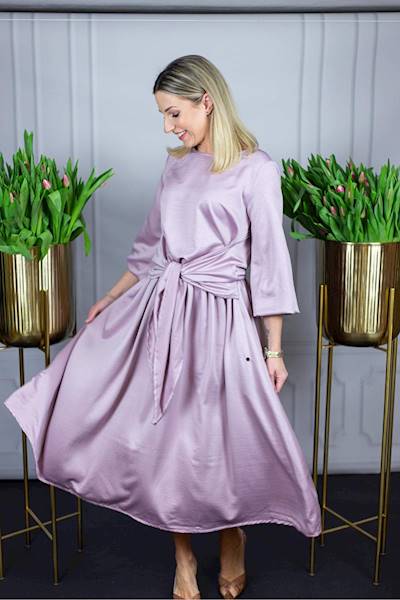SUKIENKA SATIN ROSE MOELLE R.ONE SIZE