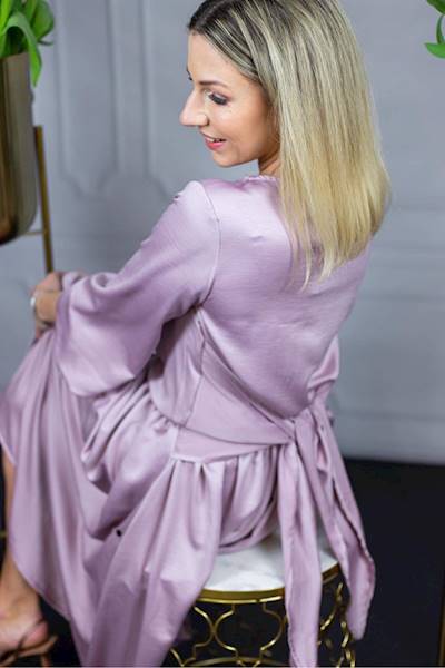 SUKIENKA SATIN ROSE MOELLE R.ONE SIZE
