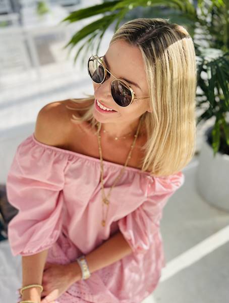 SUKIENKA AMELIA PINK MOELLE R.ONE SIZE