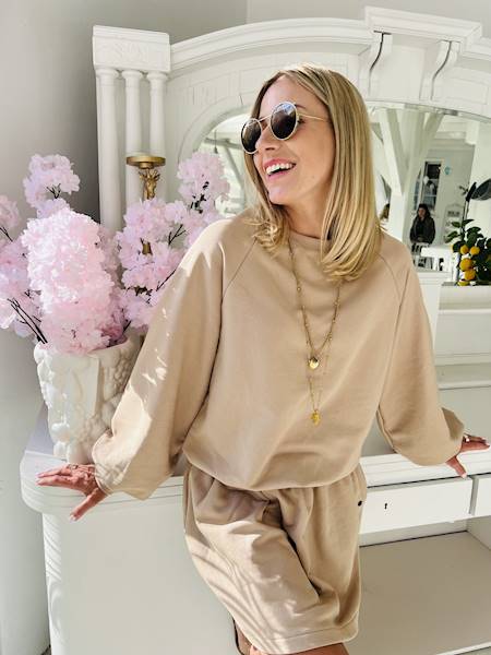 SUKIENKA MOELLKA BEIGE MOELLE R.ONE SIZE