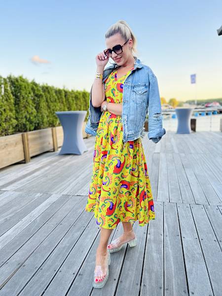 SUKIENKA DORIS LEMON MOELLE R.ONE SIZE