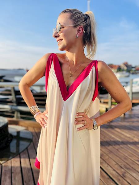 SUKIENKA DAHLIA BEIGE MOELLE R.ONE SIZE