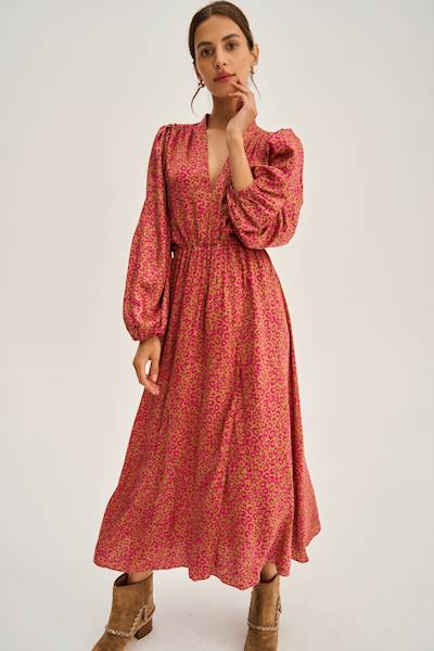SUKIENKA STROMBOLI FUCHSIA GOLD BUNNY THE STAR R.ONE SIZE