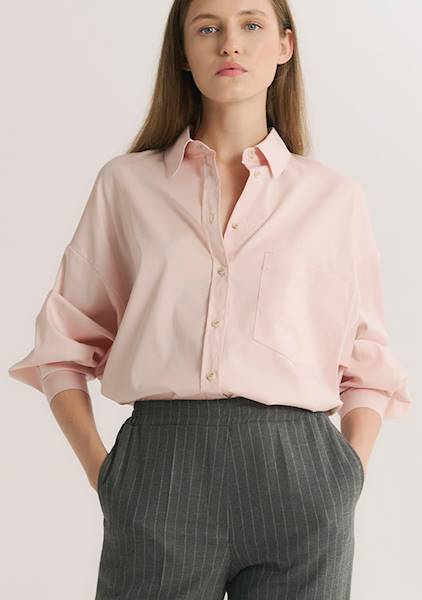 KOSZULA AGNES POWDER PINK ECHO
