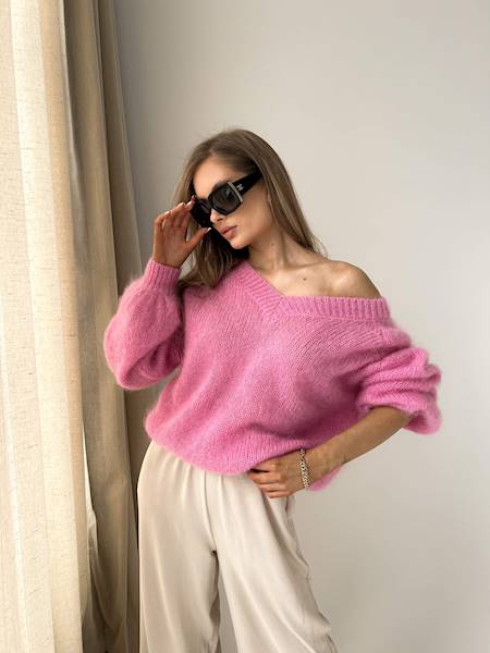 SWETER POLLY BLUE BAD ICON R.ONE SIZE