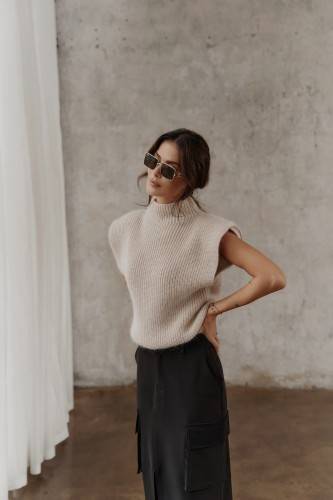 SWETER MAYA MOKKA BAD ICON R.ONE SIZE