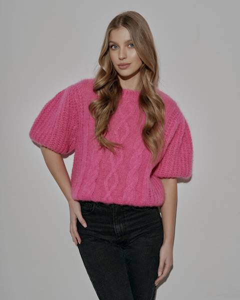 SWETER JUSTINE AMARANTH BAD ICON R.ONE SIZE