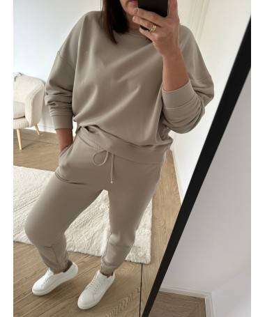 BLUZA ELDA TAUPE PRESKA R.38/40