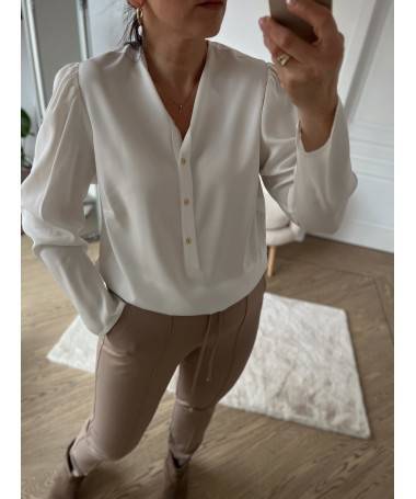 BLUZKA GALA OFF WHITE PRESKA R.34/36