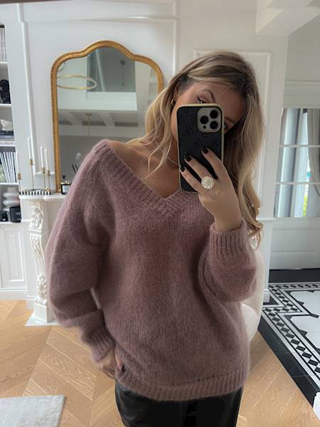 SWETER SUZI CHOCO BAD ICON R.ONE SIZE