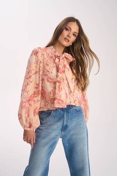 KOSZULA RENO PEACH FLOWER BUNNY THE STAR R.ONE SIZE