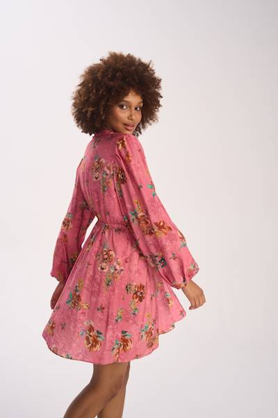 SUKIENKA VANNES PINK FLOWER BUNNY THE STAR R.ONE SIZE