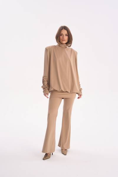 SPODNIE FLINT BEIGE BUNNY THE STAR R.ONE SIZE