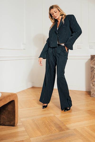 SPODNIE PARANA NAVY STRIPE BUNNY THE STAR R.36