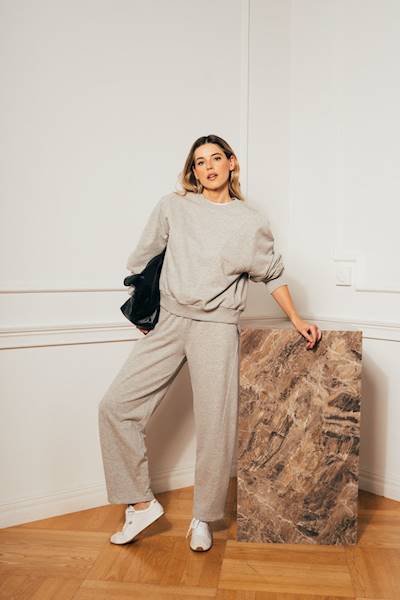BLUZA BARIMA GREY BUNNY THE STAR R.ONE SIZE