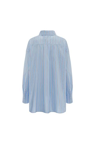 KOSZULA POMONA BLUE STRIPE BUNNY THE STAR R.ONE SIZE