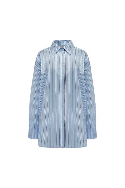 KOSZULA POMONA BLUE STRIPE BUNNY THE STAR R.ONE SIZE