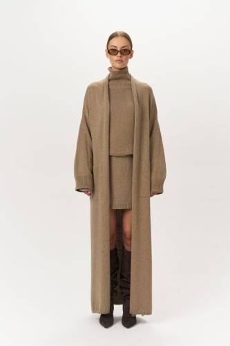 KARDIGAN GRISELLE BEIGE BAD ICON R.ONE SIZE