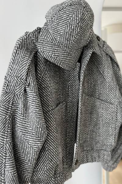 KURTKA PANAMA GREY BUNNY THE STAR R.ONE SIZE