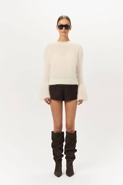 SWETER MADISON ECRU BAD ICON R.ONE SIZE