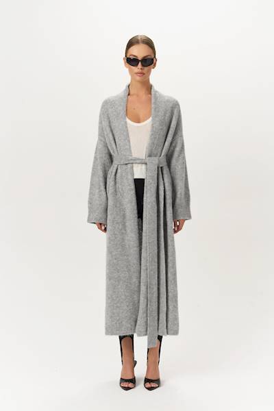 KARDIGAN VELORA GREY BAD ICON R.ONE SIZE