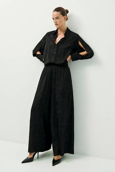 SPODNIE Z WISKOZY VANILLI BLACK ECHO