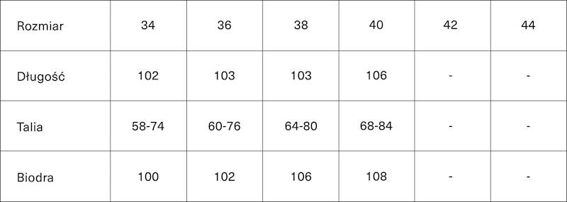 SPODNIE Z WISKOZY VANILLI BLACK ECHO