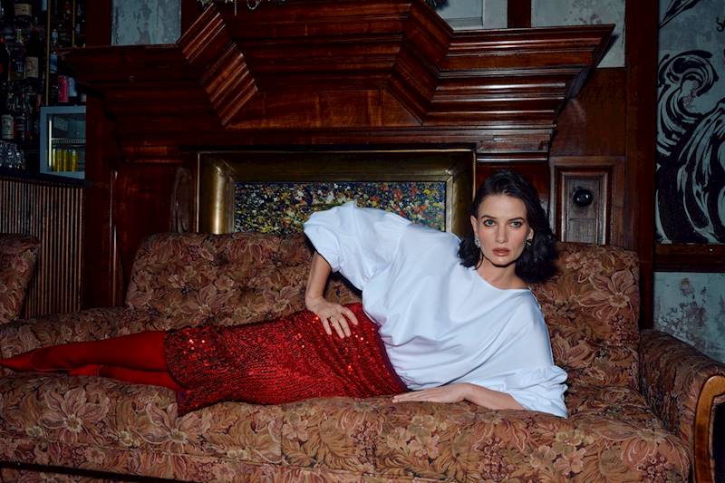 SPÓDNICA BELEM RED SHINE BUNNY THE STAR R.ONE SIZE