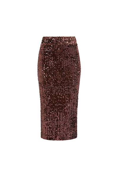 SPÓDNICA BELEM BROWN SHINE BUNNY THE STAR R.ONE SIZE