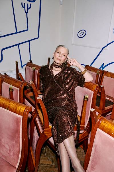 SPÓDNICA BELEM BROWN SHINE BUNNY THE STAR R.ONE SIZE