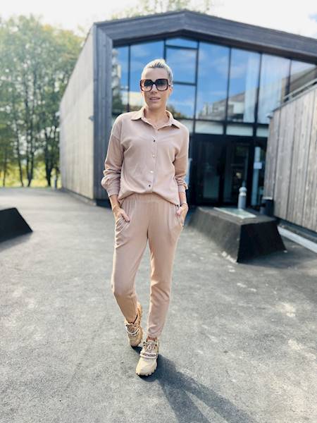 KOMPLET CHIC CAMEL MOELLE R.ONE SIZE