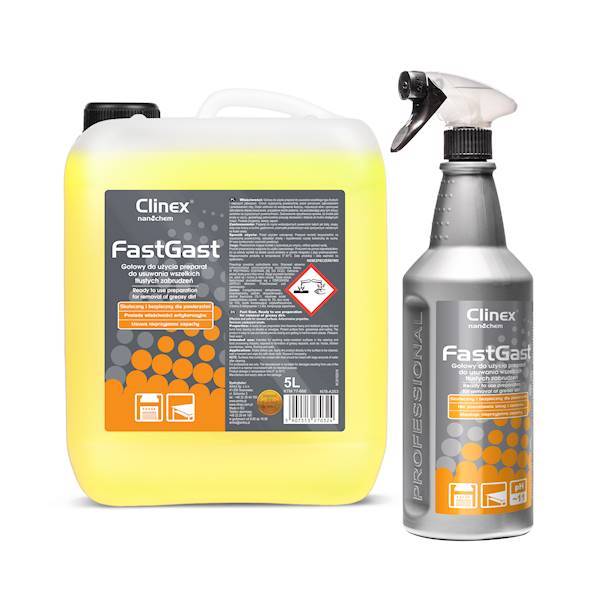 Śr.CLINEX Fast Gast tłusty brud 1l