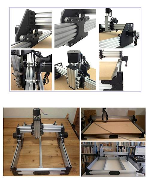 Frezarka  OX CNC 1000x1000 OpenBuilds - Pasek - KIT