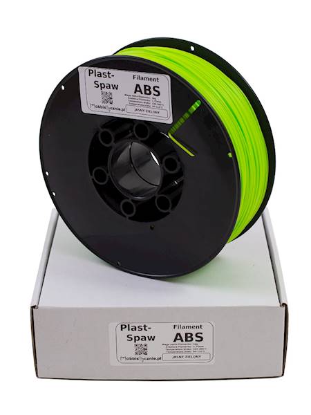 Filament ABS Zielony Plast-Spaw 1,75mm 1kg