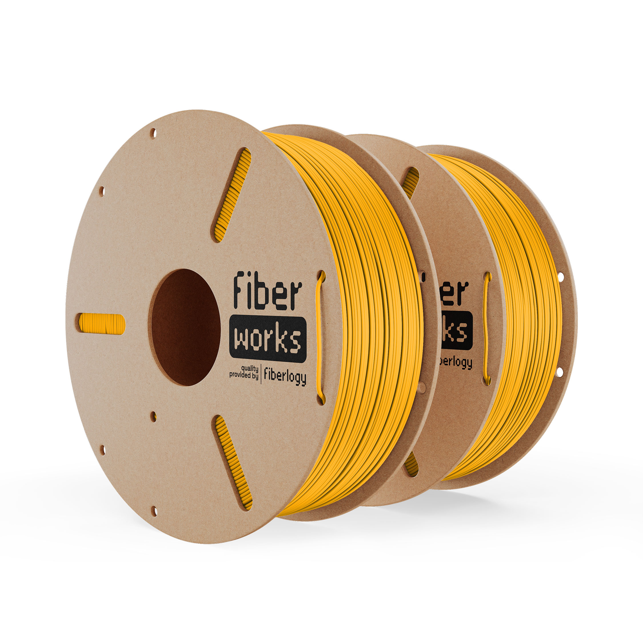 Fiberlogy FiberWORKS PLA Yellow RAL1003 1,75mm 2x1kg