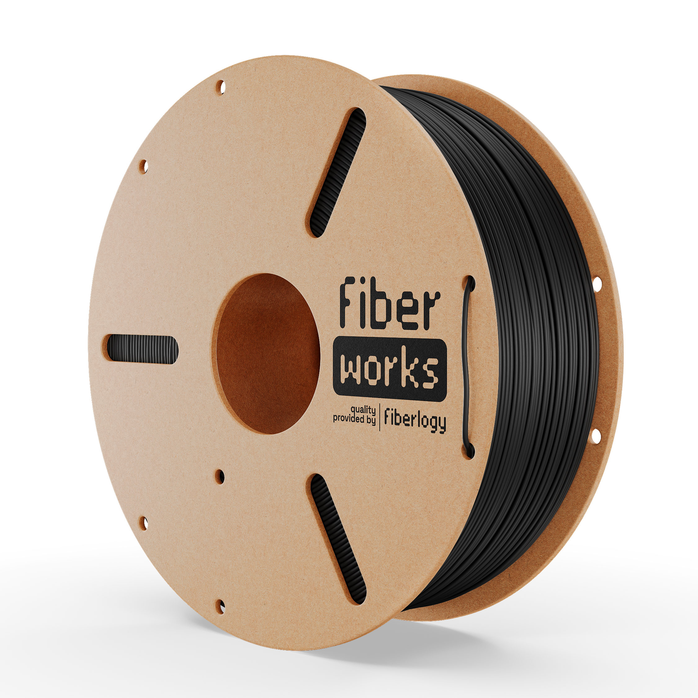 Fiberlogy FiberWORKS PLA Black RAL9005 1,75mm 2x1kg