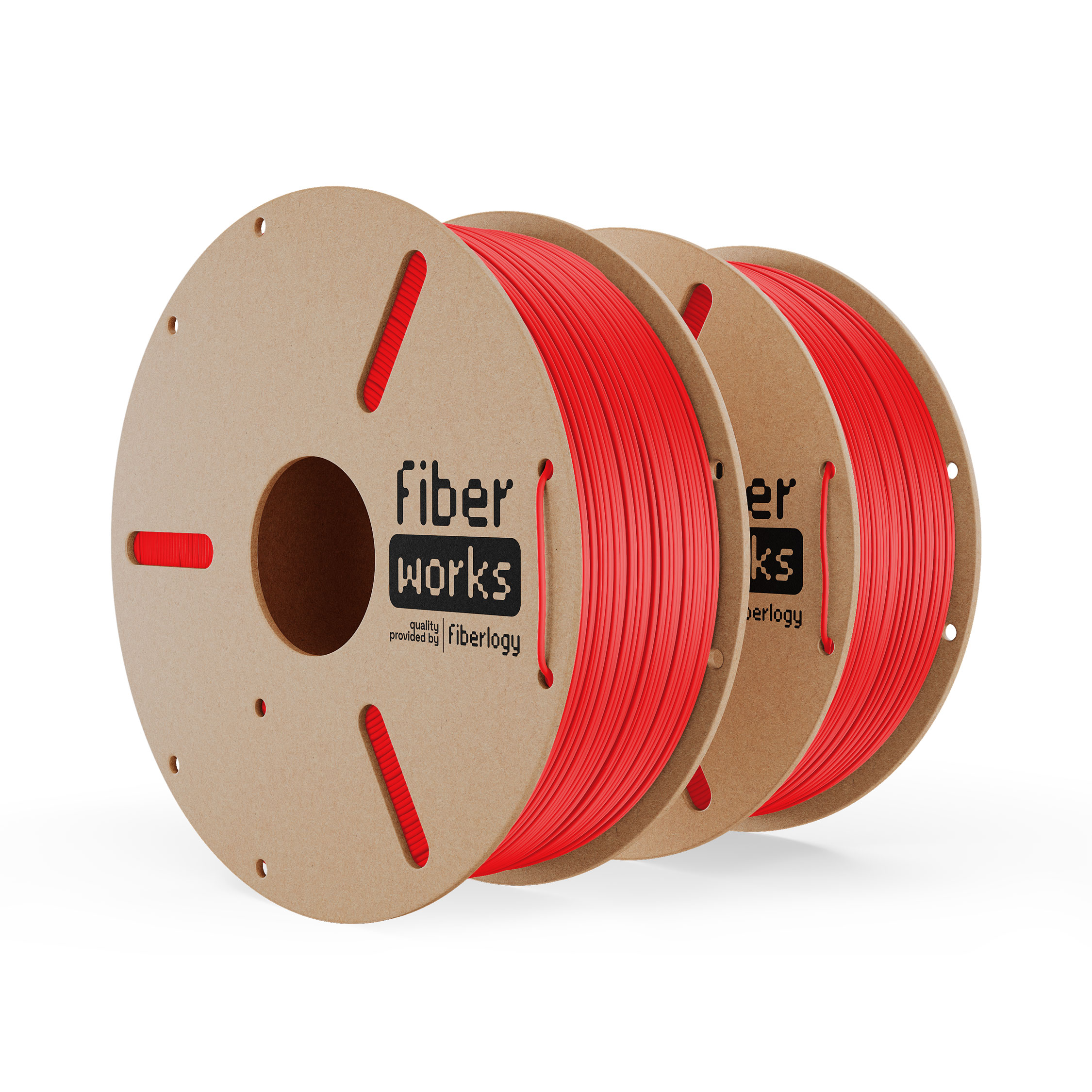 Fiberlogy FiberWORKS PLA Red RAL3020 1,75mm 2x1kg