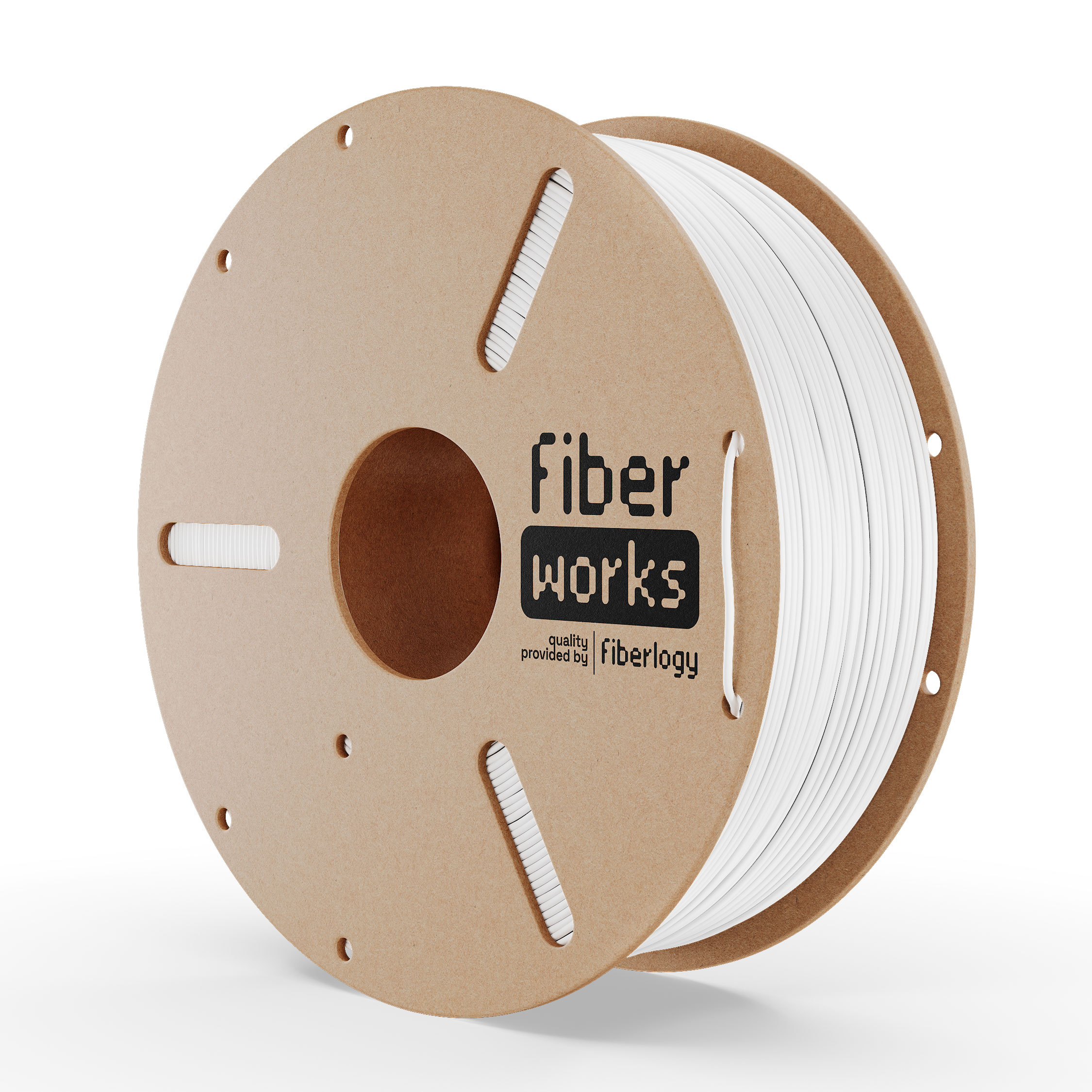 Fiberlogy FiberWORKS PLA White RAL9003 1,75mm 2x1kg