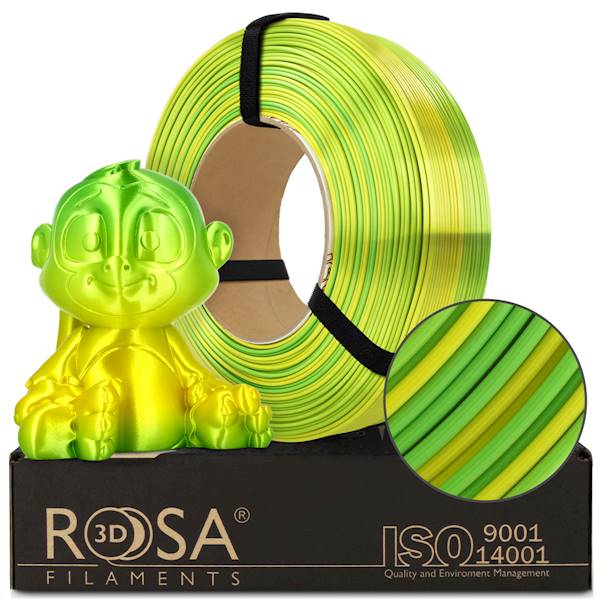 Rosa3D ReFill PLA Silk Multicolour Jungle 1kg 1,75mm