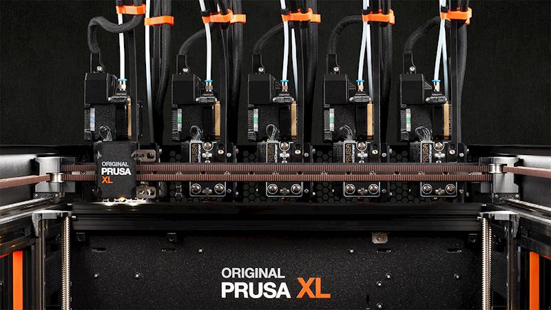 Original Prusa XL 5 głowice - drukarka 3D w wersji częściowo zmontowanej