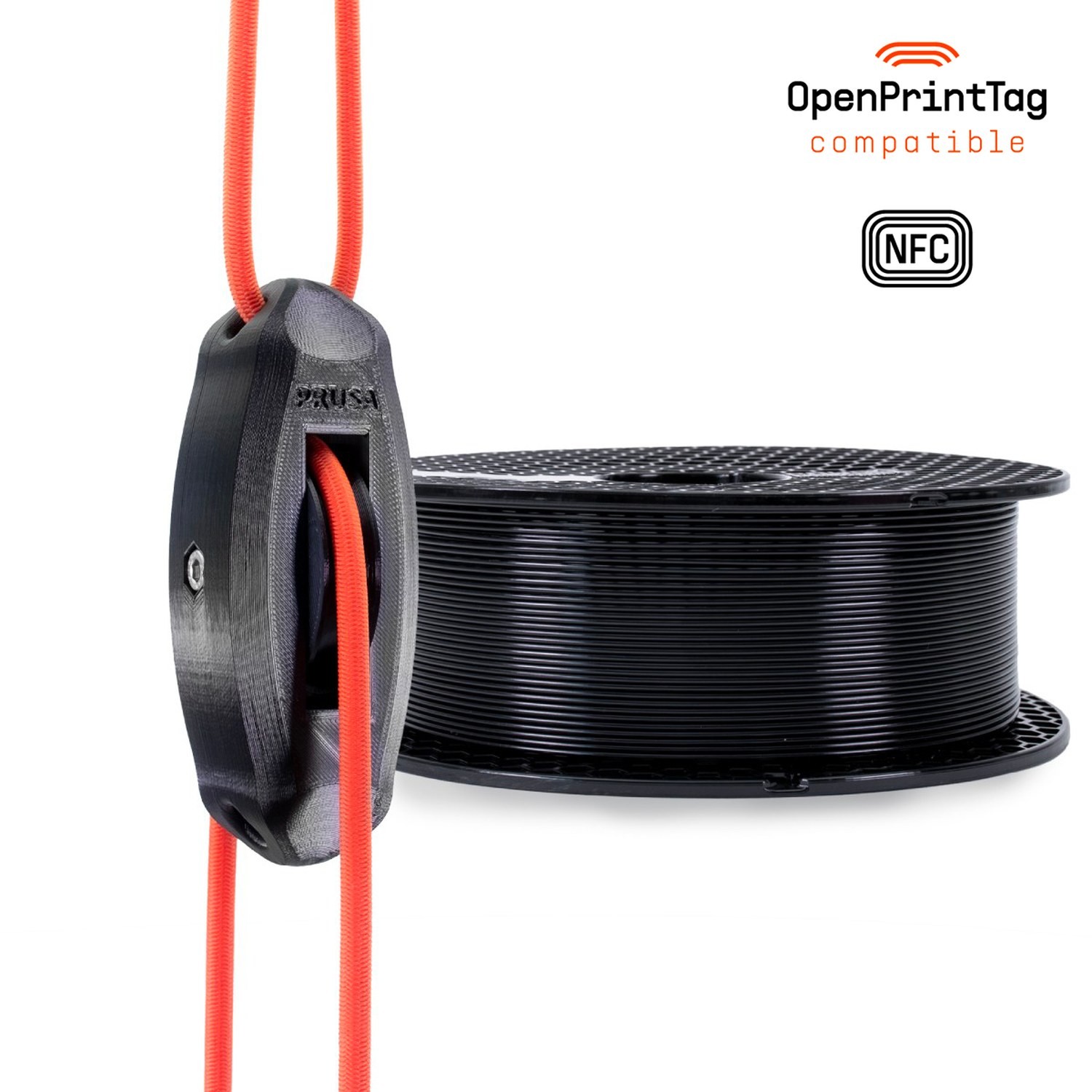 Prusament PC Blend Jet Black 900g 1,75mm (NFC)