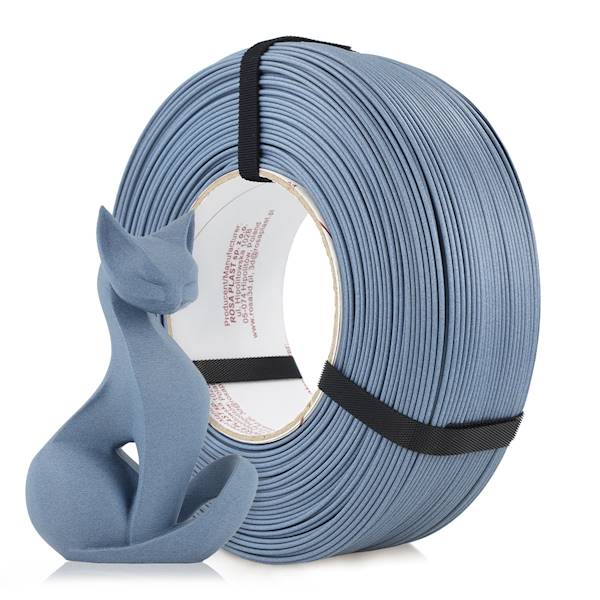 Rosa3D ReFill PLA-CF Matt Blue Jeans 1,75mm 1kg