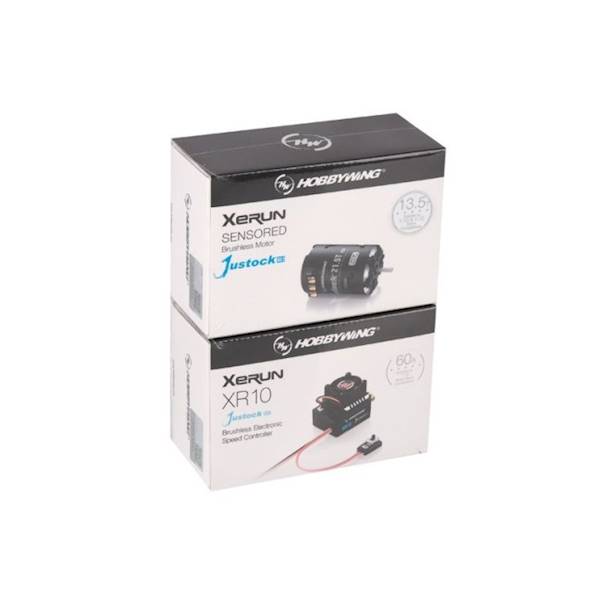 Hobbywing XERUN Justock Combo XR10 G3S ESC + 13.5T silnik bezszczotkowy G2.1 3200kV