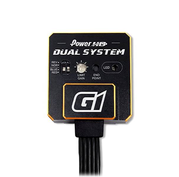 PowerHD Gyro G1-SG – żyroskop cyfrowy, złota ramka, +/-4000 deg/s, 4,8–7,4 V