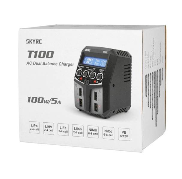 Ładowarka SKYRC T100 2-4s 5A 2x50W 