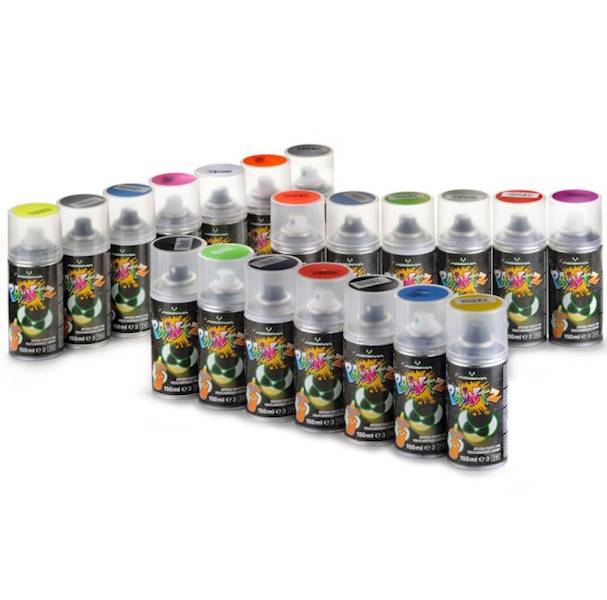 Farba spray do leksanu czarna 150ml Absima 3500005