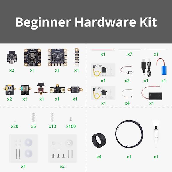B-ZK004 CyberBrick Beginner Hardware Kit 