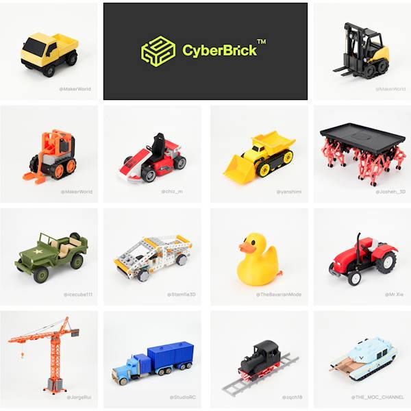B-ZK004 CyberBrick Beginner Hardware Kit 